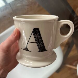 Anthropologie “A” Mug